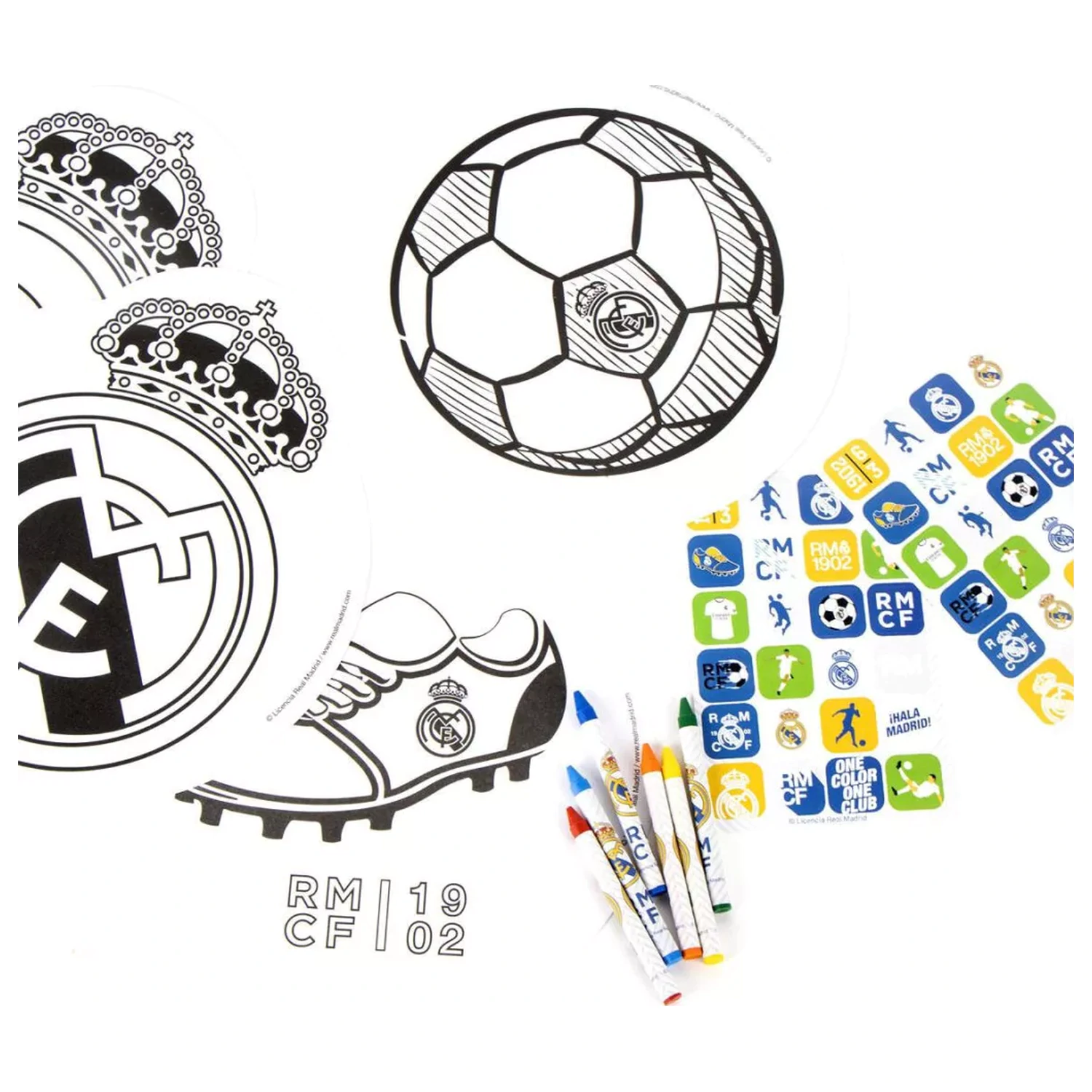 Real Madrid Kruna Set za bojanje i aktivnosti fotografija proizvoda