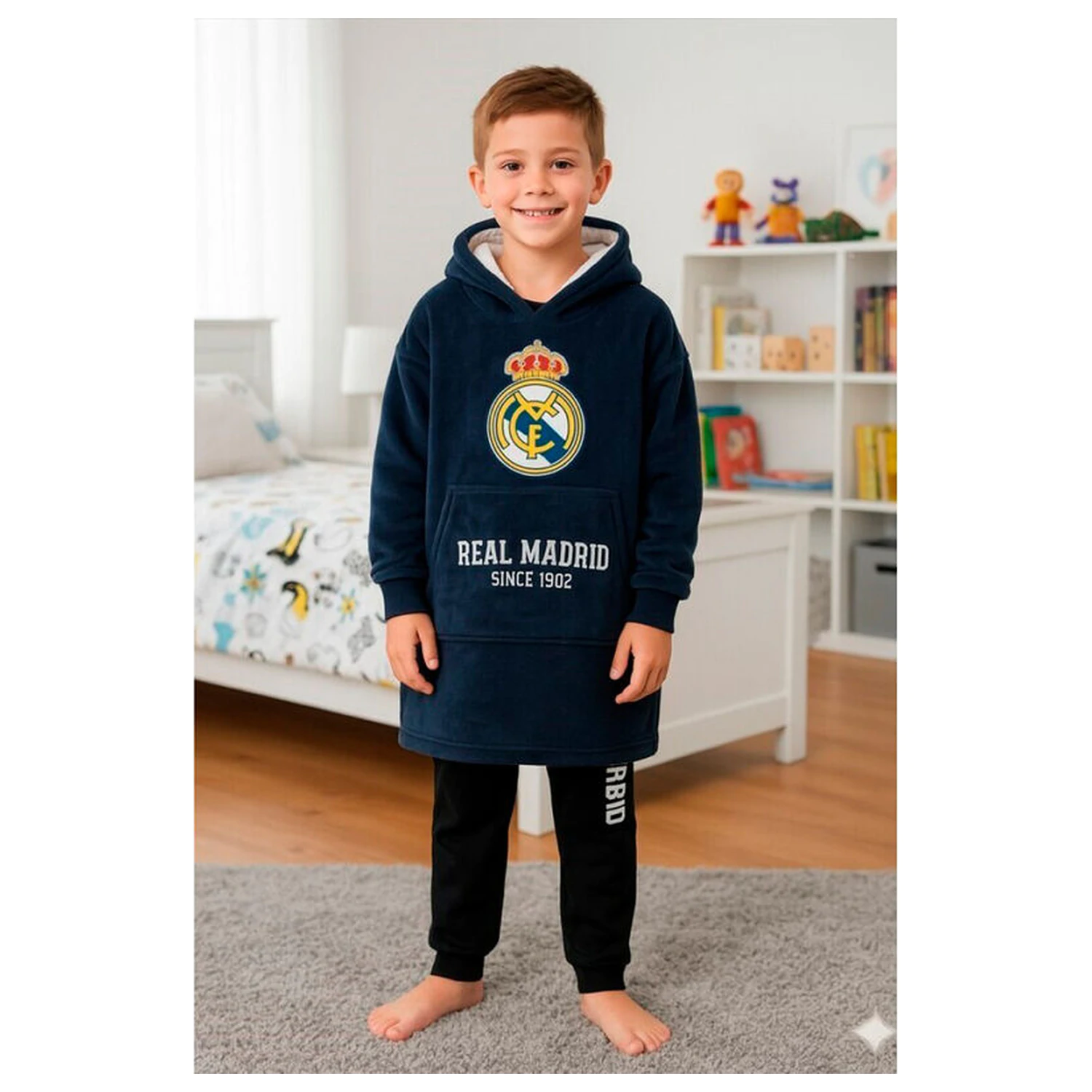 Real Madrid oversize sweatshirt kaput za djecu fotografija proizvoda