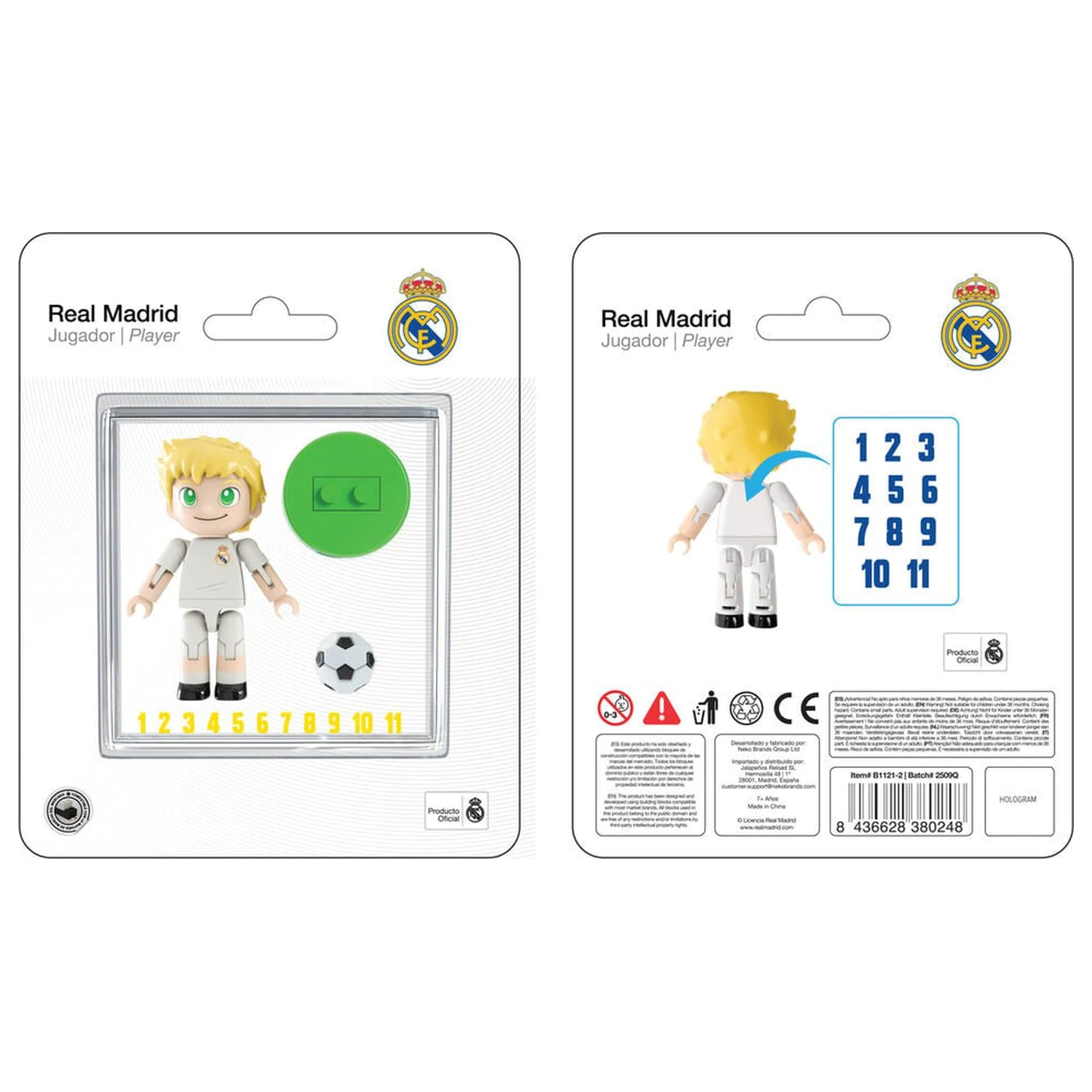 Real Madrid figura igrača 4cm fotografija proizvoda