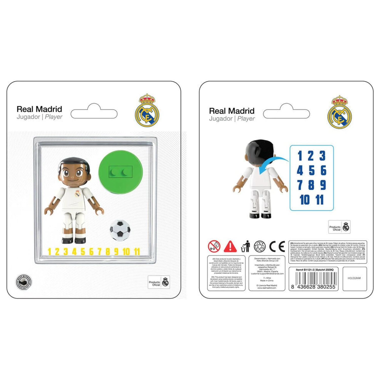 Real Madrid figura igrača 4 cm fotografija proizvoda