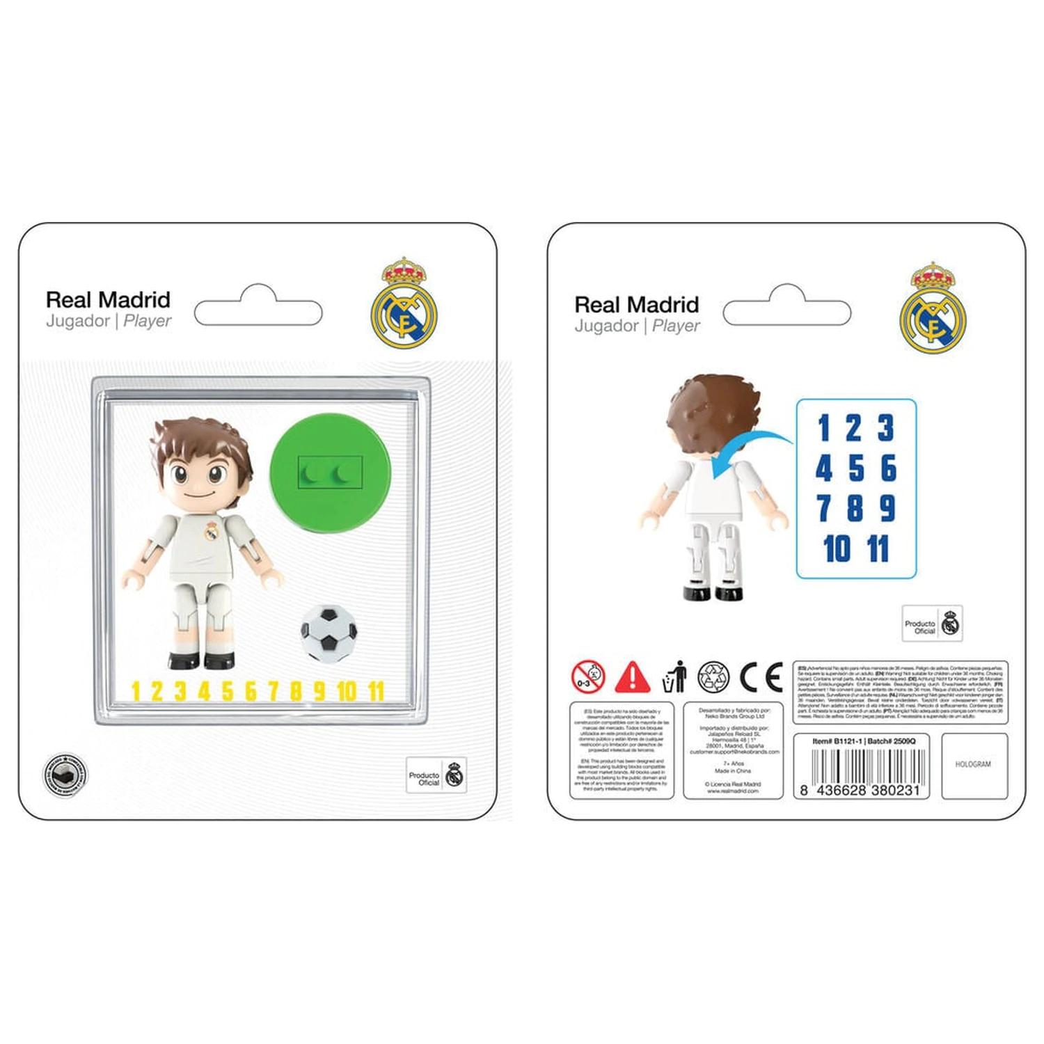 Real Madrid figurica igrača 4 cm fotografija proizvoda