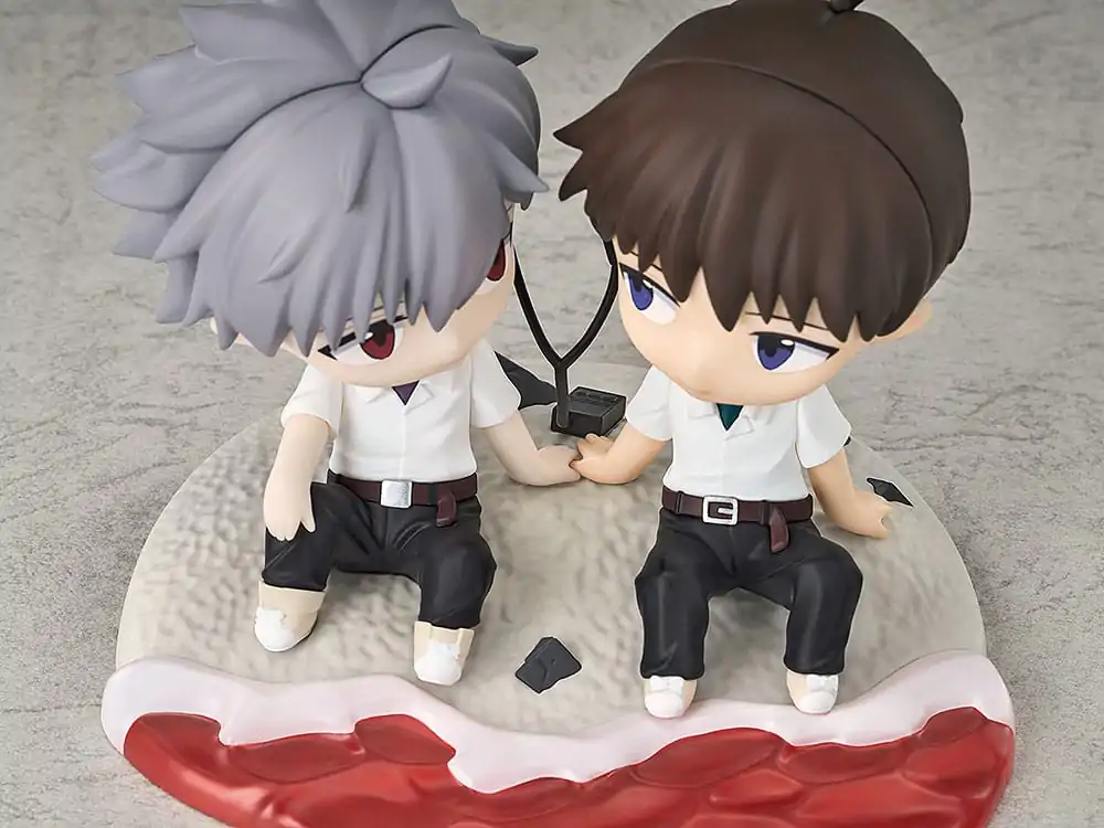 Rebuild of Evangelion Chibi Figura Shinji Ikari & Kaworu Nagisa 8 cm fotografija proizvoda