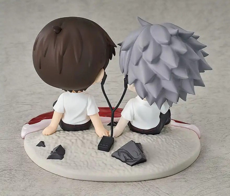 Rebuild of Evangelion Chibi Figura Shinji Ikari & Kaworu Nagisa 8 cm fotografija proizvoda