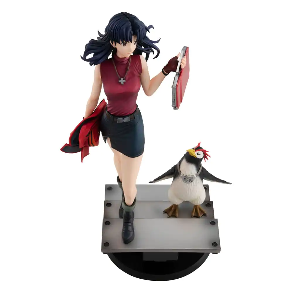Rebuild of Evangelion Gals PVC statua Misato Katsuragi & Pen Pen 25 cm fotografija proizvoda
