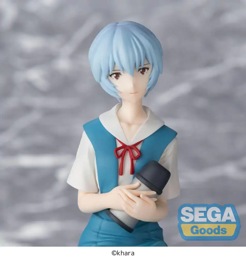 Rebuild of Evangelion PM sjedeća PVC statua Rei Ayanami Evangelion New Theatrical Edition 14 cm fotografija proizvoda