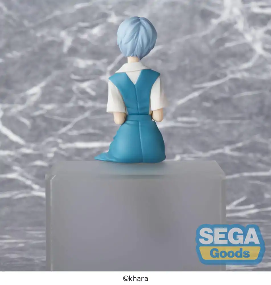 Rebuild of Evangelion PM sjedeća PVC statua Rei Ayanami Evangelion New Theatrical Edition 14 cm fotografija proizvoda