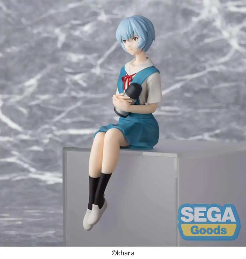 Rebuild of Evangelion PM sjedeća PVC statua Rei Ayanami Evangelion New Theatrical Edition 14 cm fotografija proizvoda