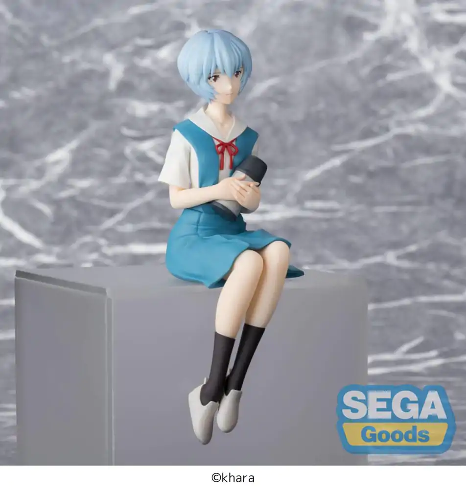 Rebuild of Evangelion PM sjedeća PVC statua Rei Ayanami Evangelion New Theatrical Edition 14 cm fotografija proizvoda