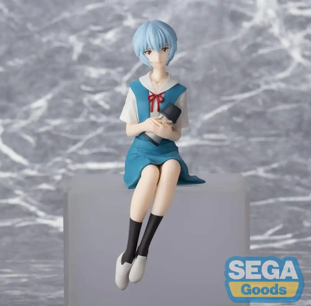 Rebuild of Evangelion PM sjedeća PVC statua Rei Ayanami Evangelion New Theatrical Edition 14 cm fotografija proizvoda