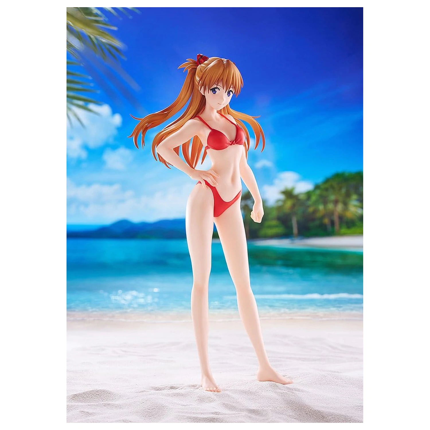 Rebuild of Evangelion Pop Up Parade figura Beach Queens Asuka Shikinami Langley (Bikini Style) L Veličina 23 cm fotografija proizvoda