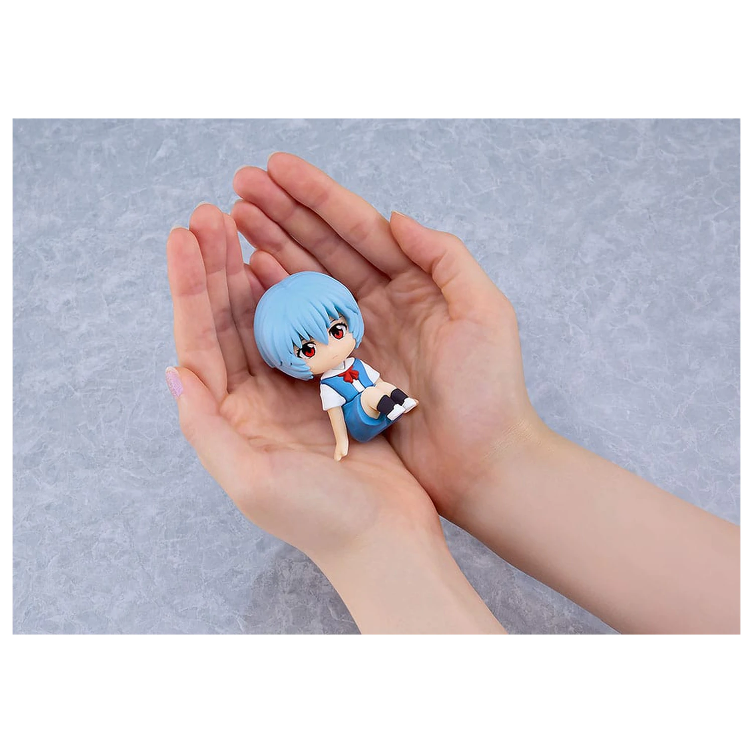 Rebuild of Evangelion gumena maskota Nendroid Plus mini figura Rei Ayanami 8 cm fotografija proizvoda