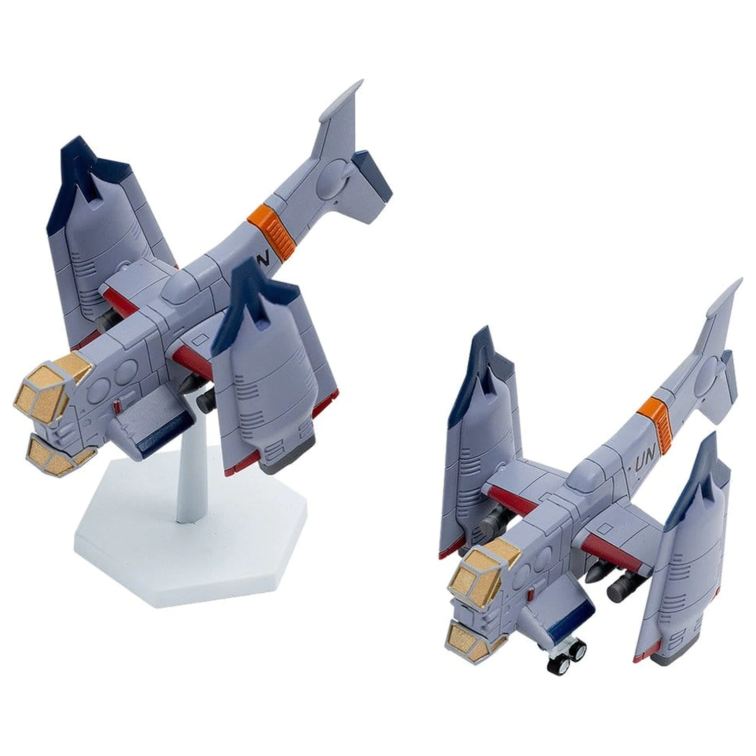 Rebuild of Evangelion SYUTO Tiny Scale komplet plastičnih modela UNAF Close Air Support VTOL Aircraft YAGR-3B 5 cm fotografija proizvoda