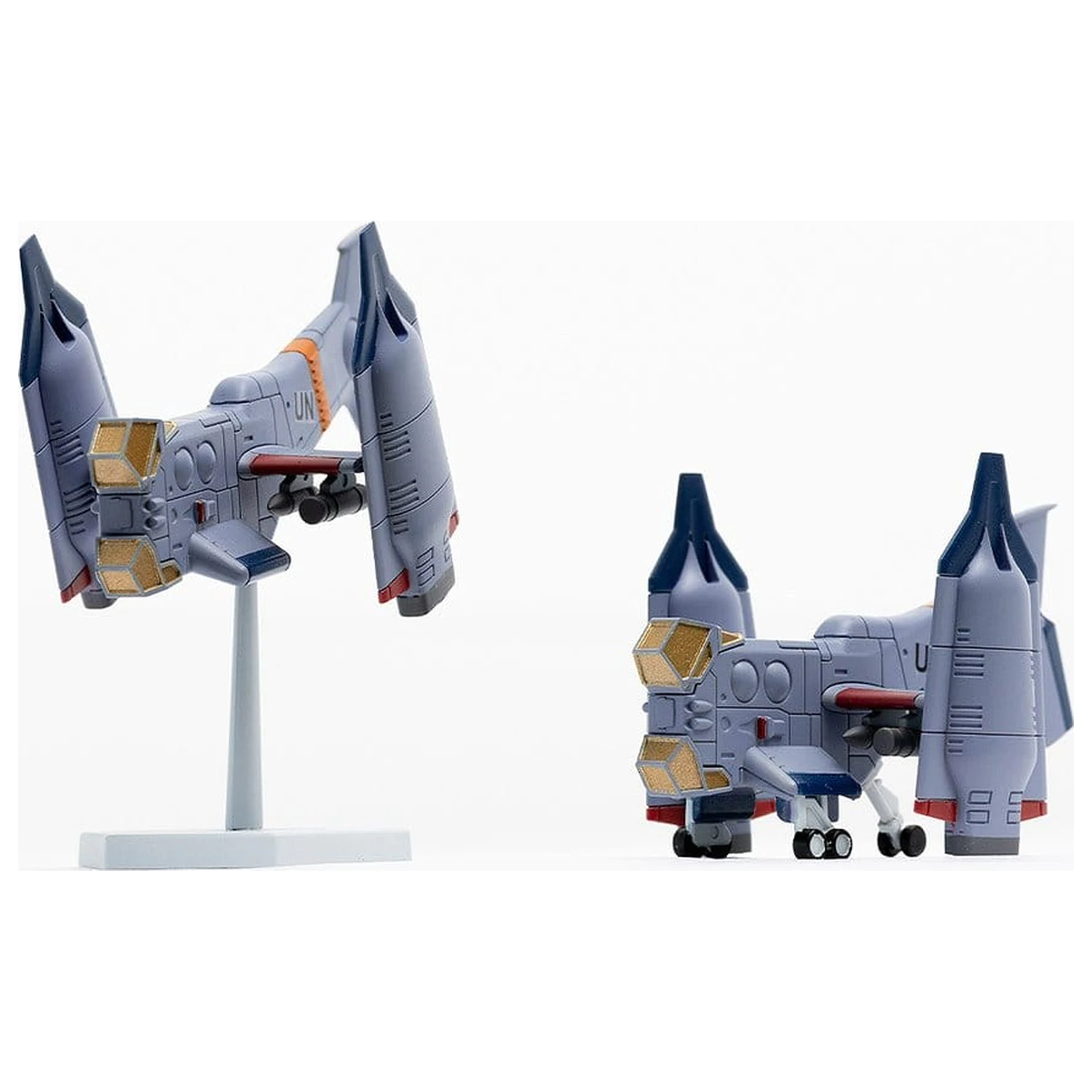 Rebuild of Evangelion SYUTO Tiny Scale komplet plastičnih modela UNAF Close Air Support VTOL Aircraft YAGR-3B 5 cm fotografija proizvoda