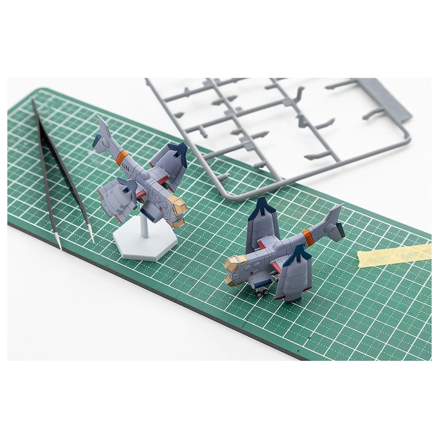 Rebuild of Evangelion SYUTO Tiny Scale komplet plastičnih modela UNAF Close Air Support VTOL Aircraft YAGR-3B 5 cm fotografija proizvoda