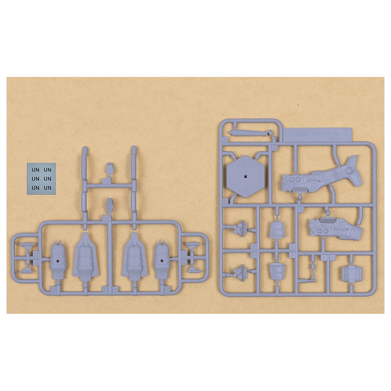 Rebuild of Evangelion SYUTO Tiny Scale komplet plastičnih modela UNAF Close Air Support VTOL Aircraft YAGR-3B 5 cm fotografija proizvoda