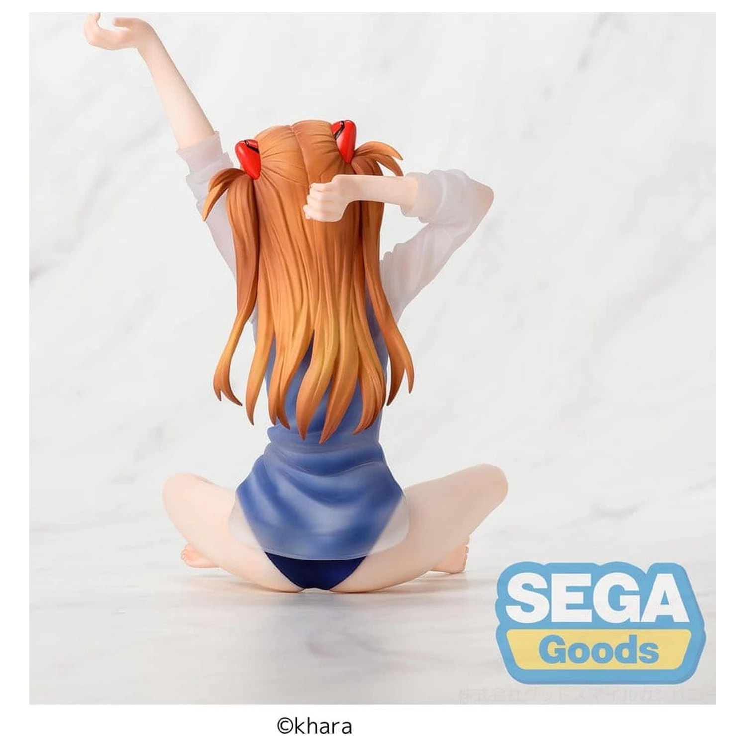 Rebuild of Evangelion Yumemirize PVC figura Asuka Shikinami Langley School Swimsuit Ver. 16 cm fotografija proizvoda