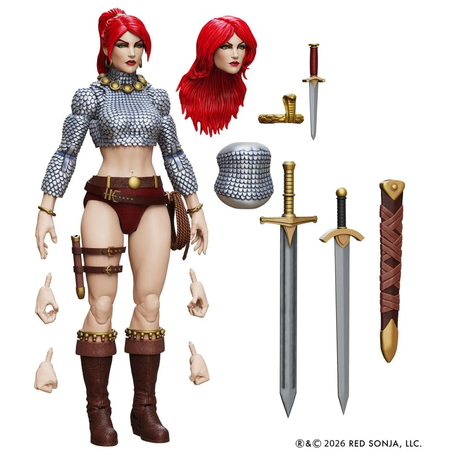 Red Sonja Epic H.A.C.K.S. Akcijska figura 1/12 omjer Immortal Red Sonja fotografija proizvoda