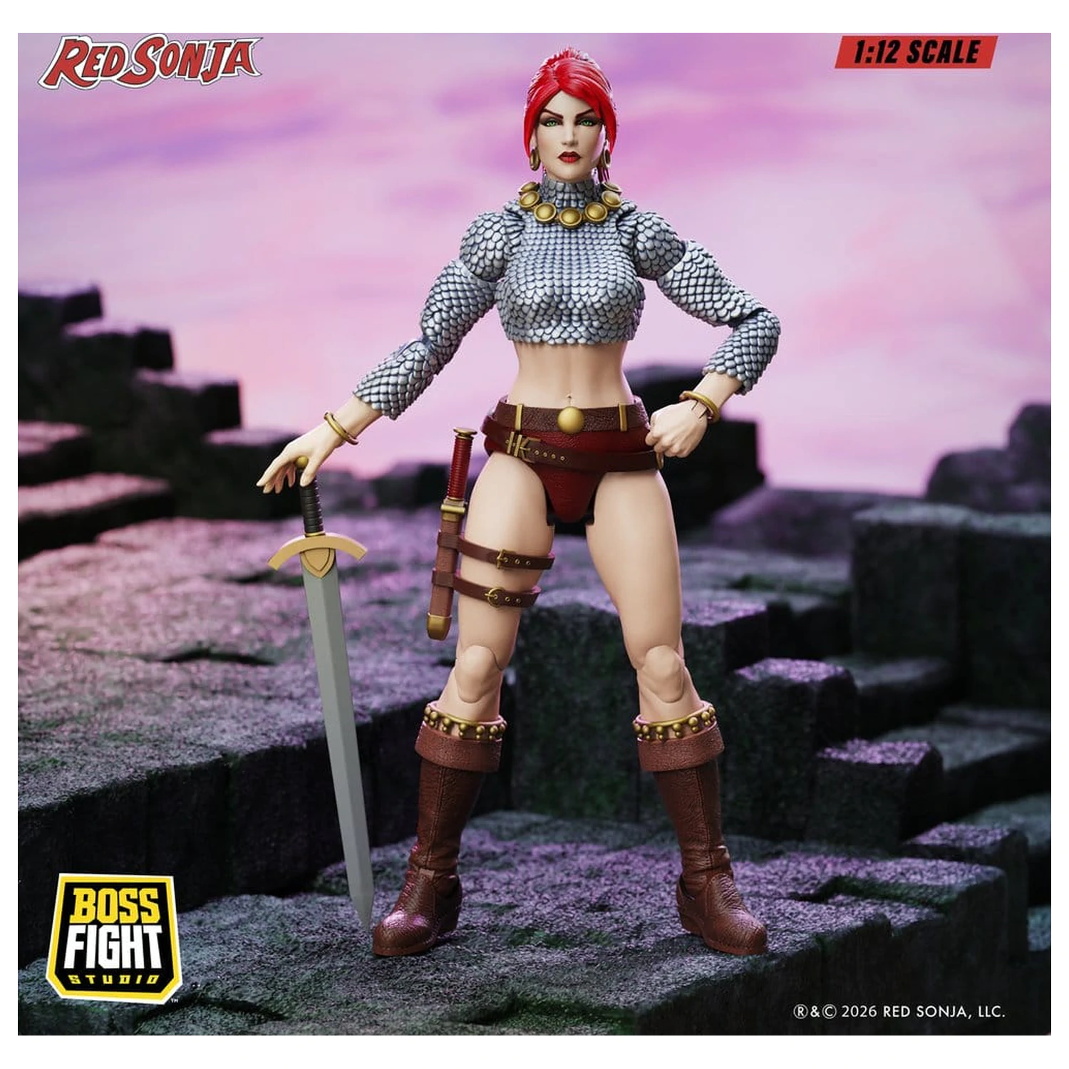 Red Sonja Epic H.A.C.K.S. Akcijska figura 1/12 omjer Immortal Red Sonja fotografija proizvoda