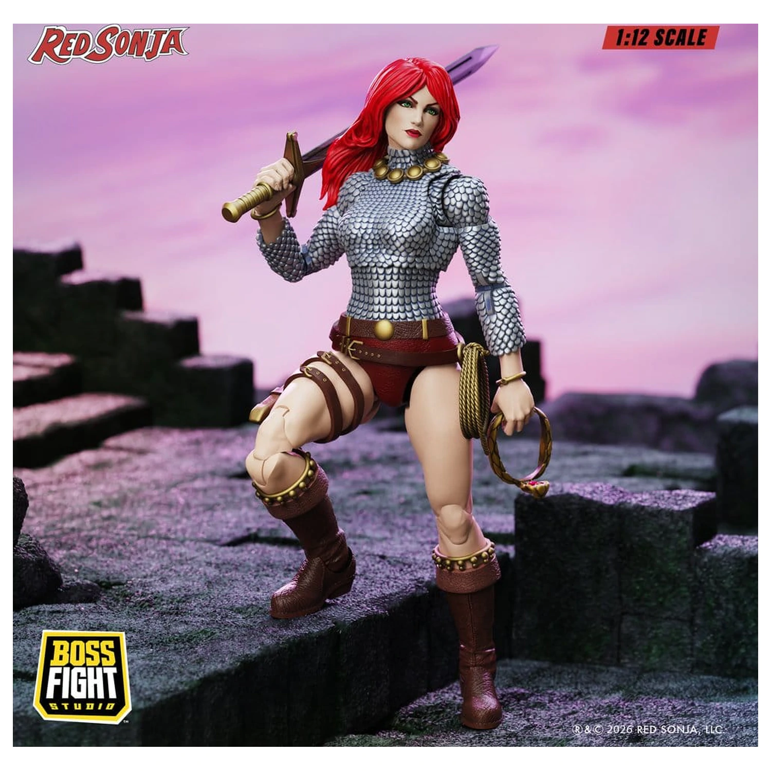 Red Sonja Epic H.A.C.K.S. Akcijska figura 1/12 omjer Immortal Red Sonja fotografija proizvoda