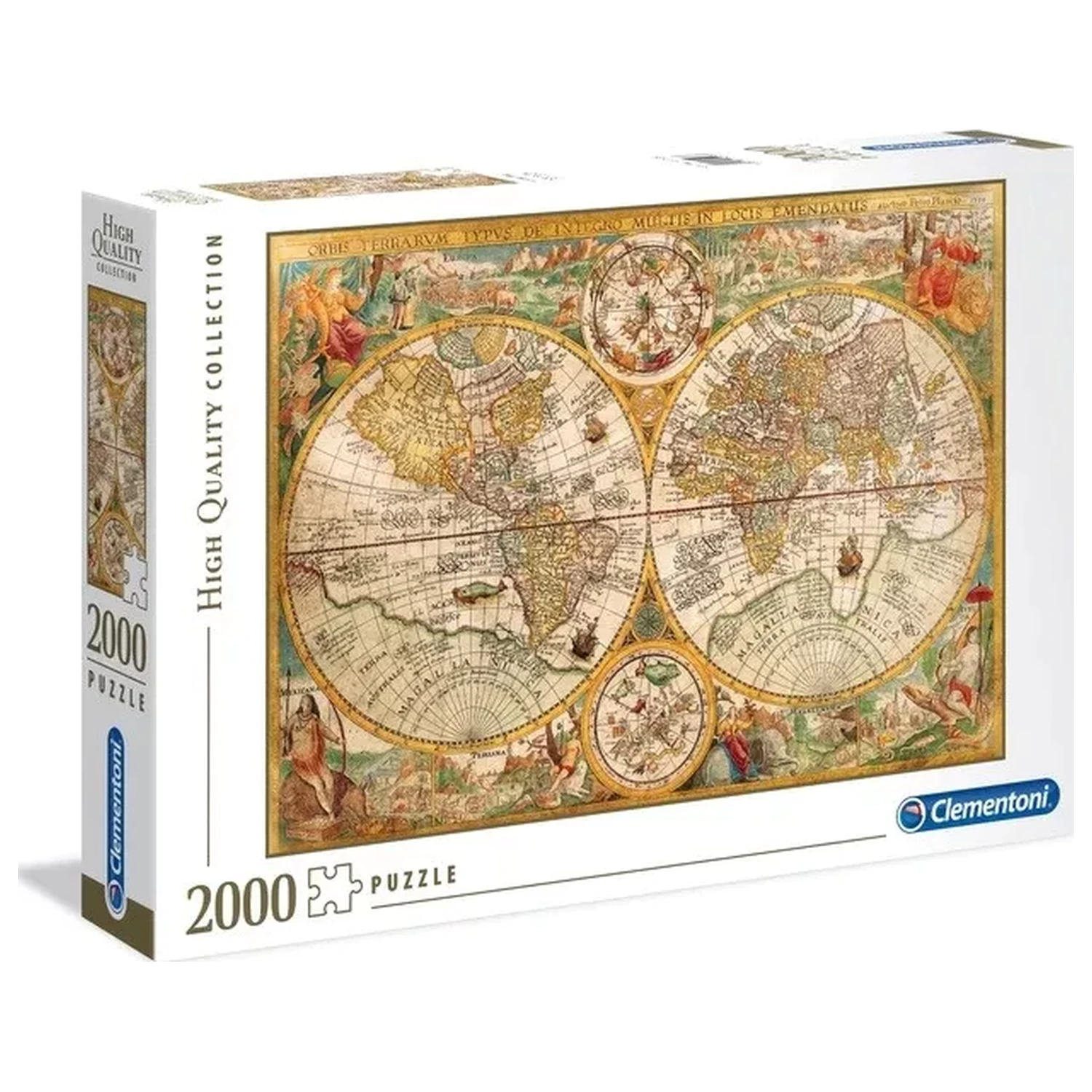 Old Map Ancient puzzle od 2000 dijelova fotografija proizvoda