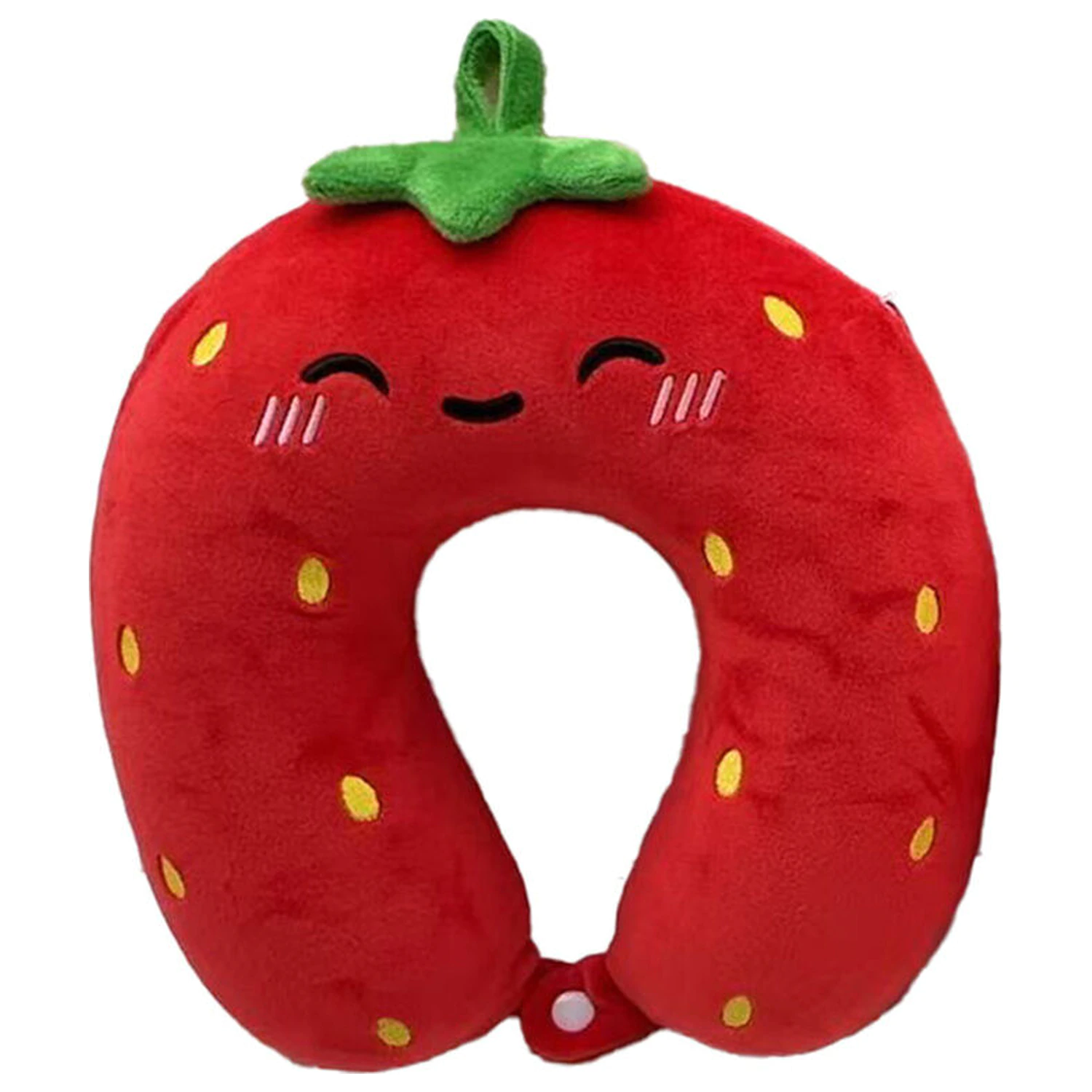 Relaxeazzz Foodiemals Ellie the strawberry jastuk za putovanja fotografija proizvoda