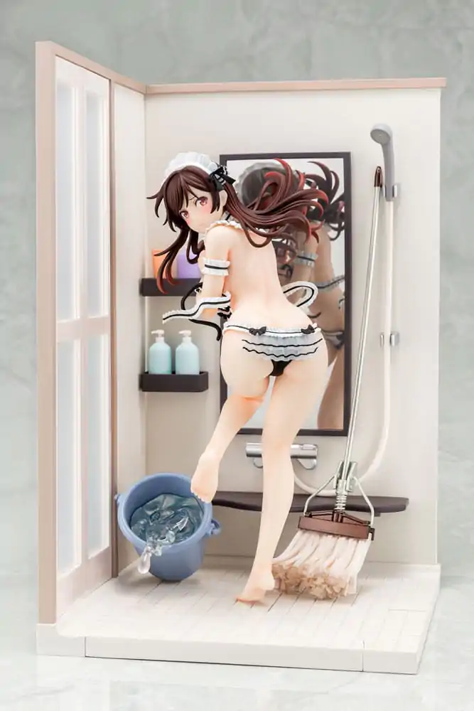 Rent-A-Girlfriend PVC Kip 1/6 Chizuru Mizuhara Maid Bikini de cleanup 24 cm fotografija proizvoda