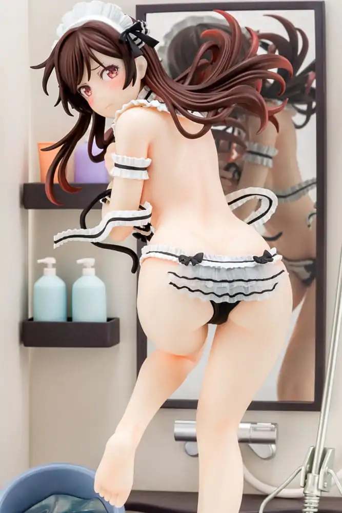 Rent-A-Girlfriend PVC Kip 1/6 Chizuru Mizuhara Maid Bikini de cleanup 24 cm fotografija proizvoda