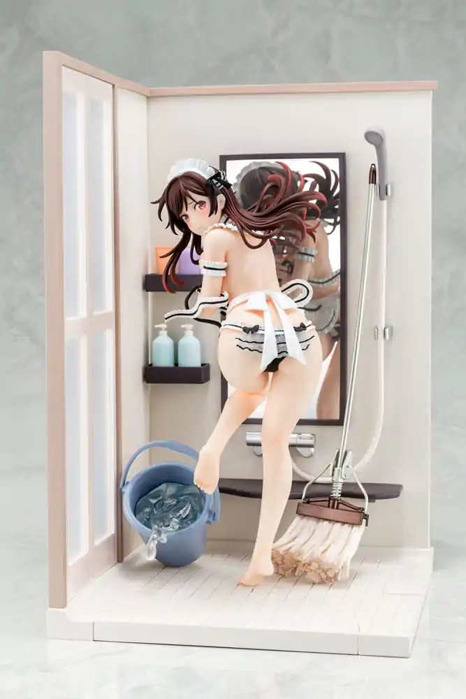 Rent-A-Girlfriend PVC Kip 1/6 Chizuru Mizuhara Maid Bikini de cleanup 24 cm fotografija proizvoda
