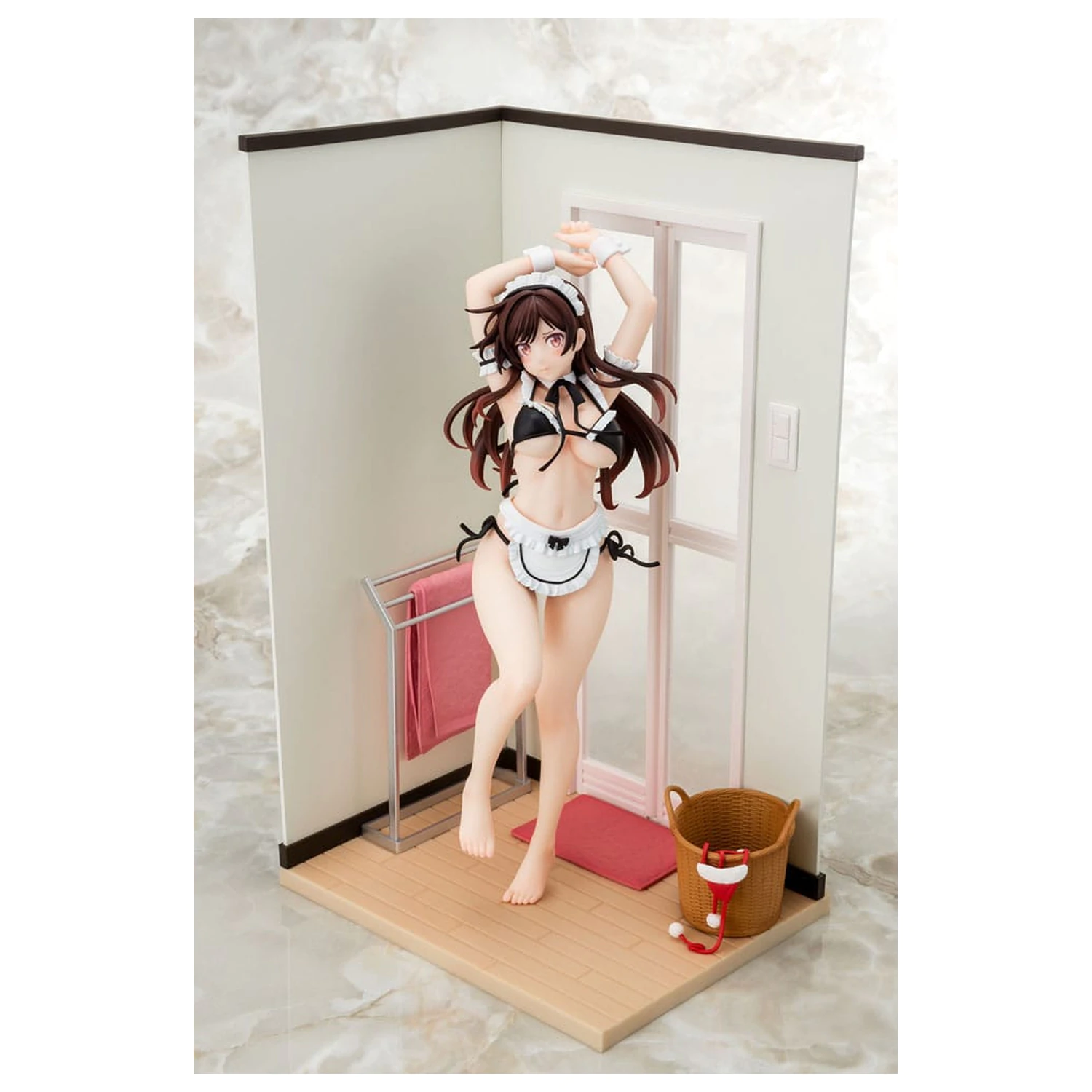 Rent-A-Girlfriend PVC statua 1/6 Chizuru Mizuhara Maid Bikini ni Okigae 30 cm fotografija proizvoda