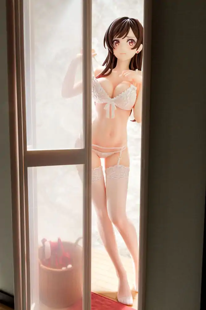 Rent-A-Girlfriend PVC Kip 1/6 Chizuru Mizuhara Prozirna figura u donjem rublju anđeoska bijela Ver. 23 cm fotografija proizvoda