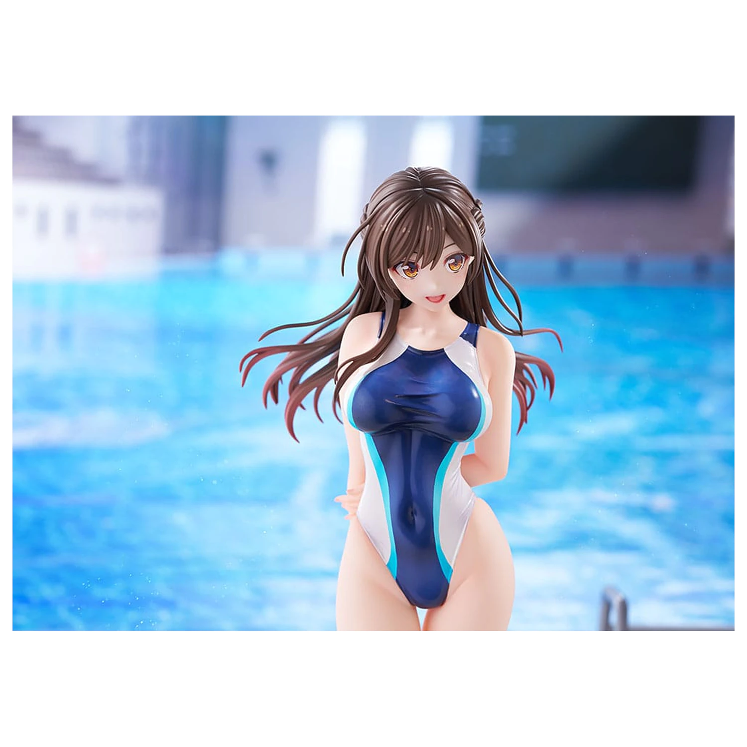 Rent-a-Girlfriend PVC statua 1/7 Chizuru Mizuhara Light Blue Line Swimwear Ver. 25 cm fotografija proizvoda