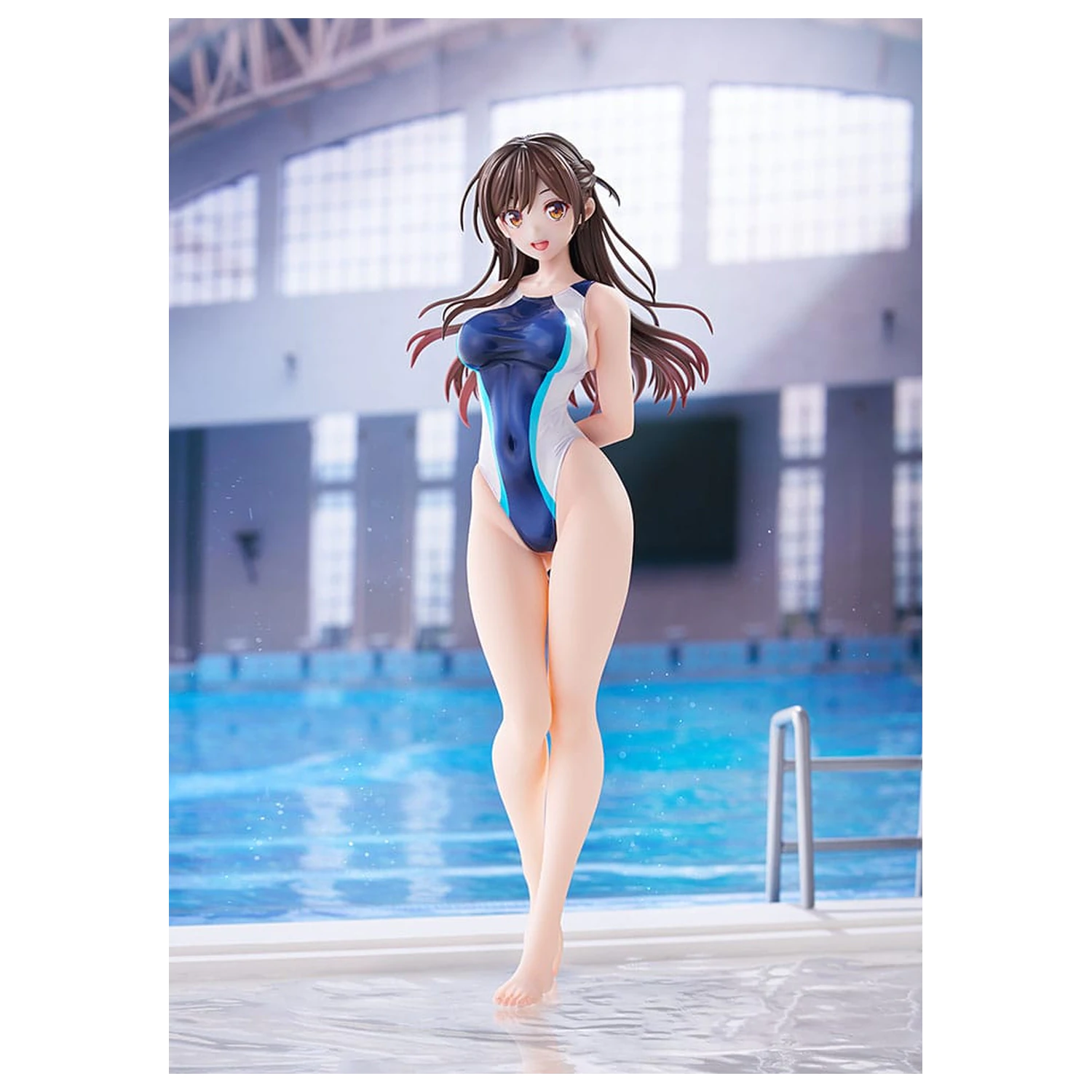 Rent-a-Girlfriend PVC statua 1/7 Chizuru Mizuhara Light Blue Line Swimwear Ver. 25 cm fotografija proizvoda