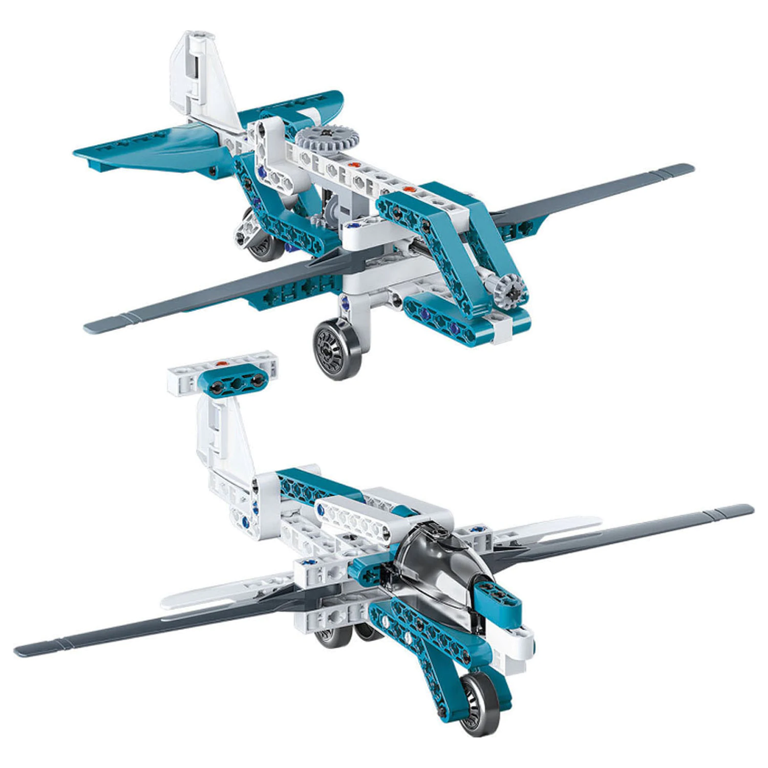 Mehanika aviona i helikoptera 10 u 1 konstruktorska igračka fotografija proizvoda