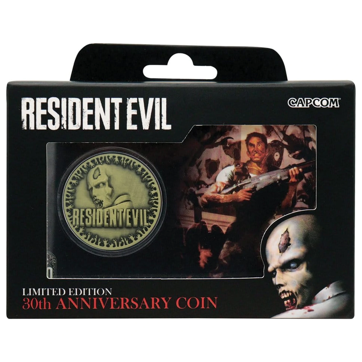 Resident Evil kolekcionarski novčić 30. godišnjica starinski mjed fotografija proizvoda