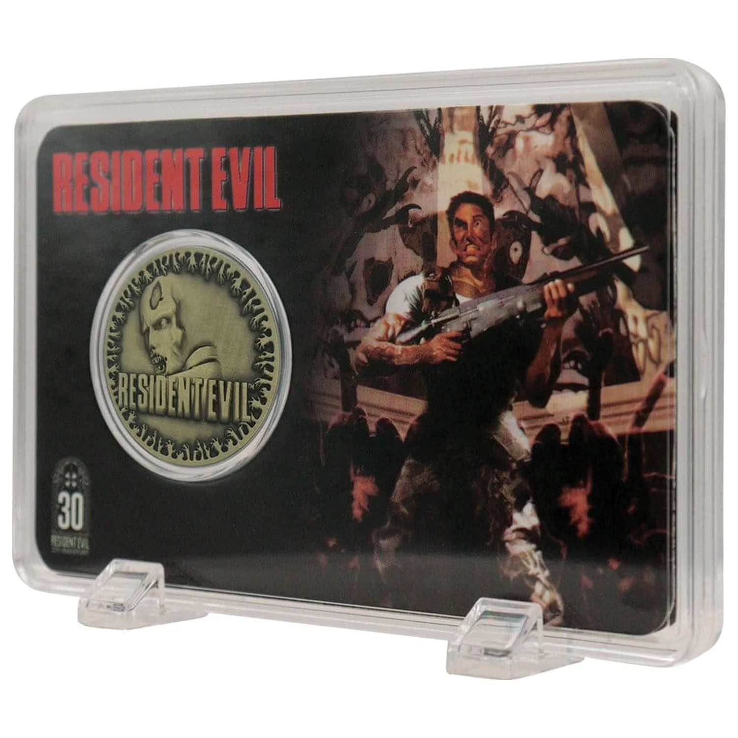 Resident Evil kolekcionarski novčić 30. godišnjica starinski mjed fotografija proizvoda