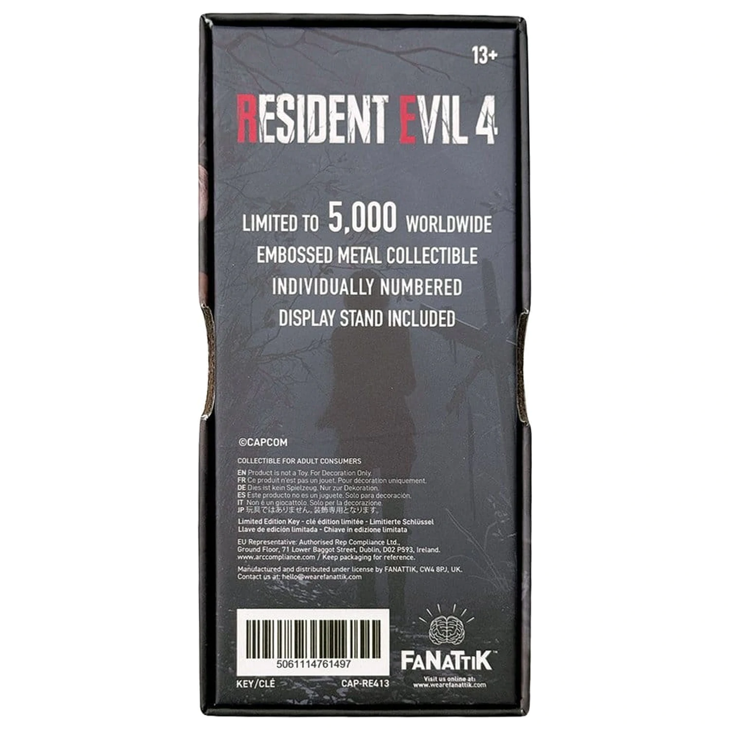 Resident Evil replika ključa tamnice ograničeno izdanje 11 x 5 cm fotografija proizvoda