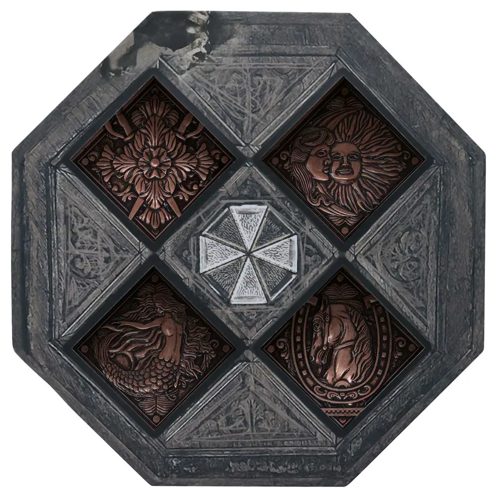 Resident Evil VIII Medallion Set House Crest Limited Edition Set medaljona grbova kuće, limitirano izdanje fotografija proizvoda