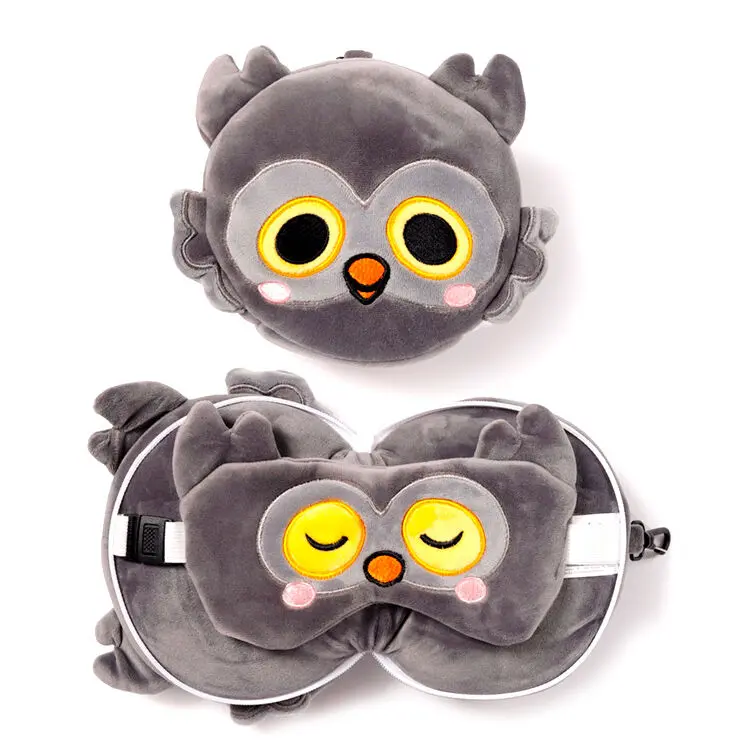 Relaxeazzz Adoramals Winston Owl putna i jastučasta maska za oči fotografija proizvoda