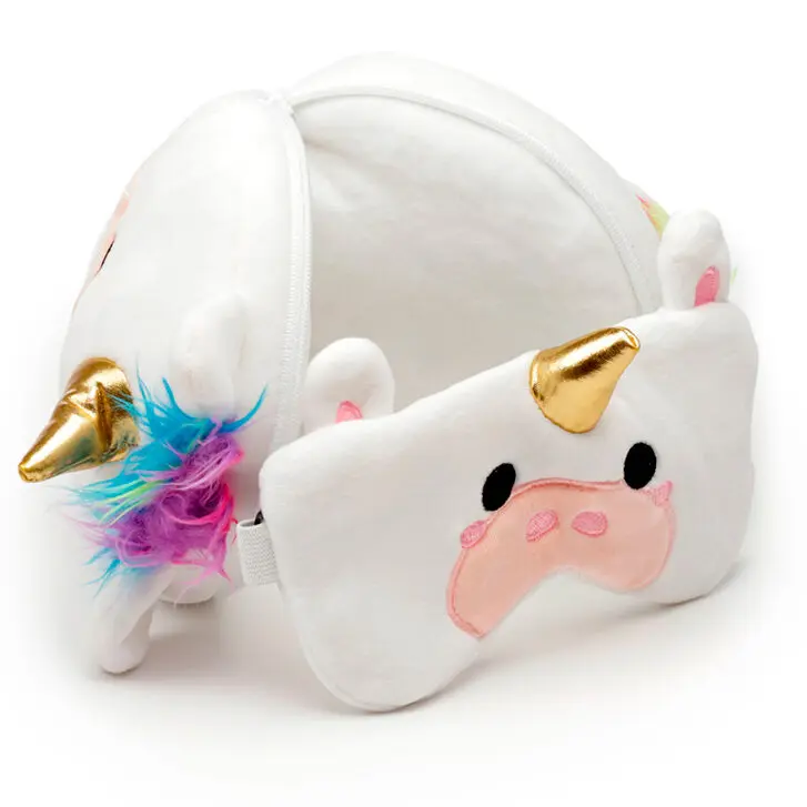 Relaxeazzz Unicorn putni jastuk i maska ​​za oči fotografija proizvoda