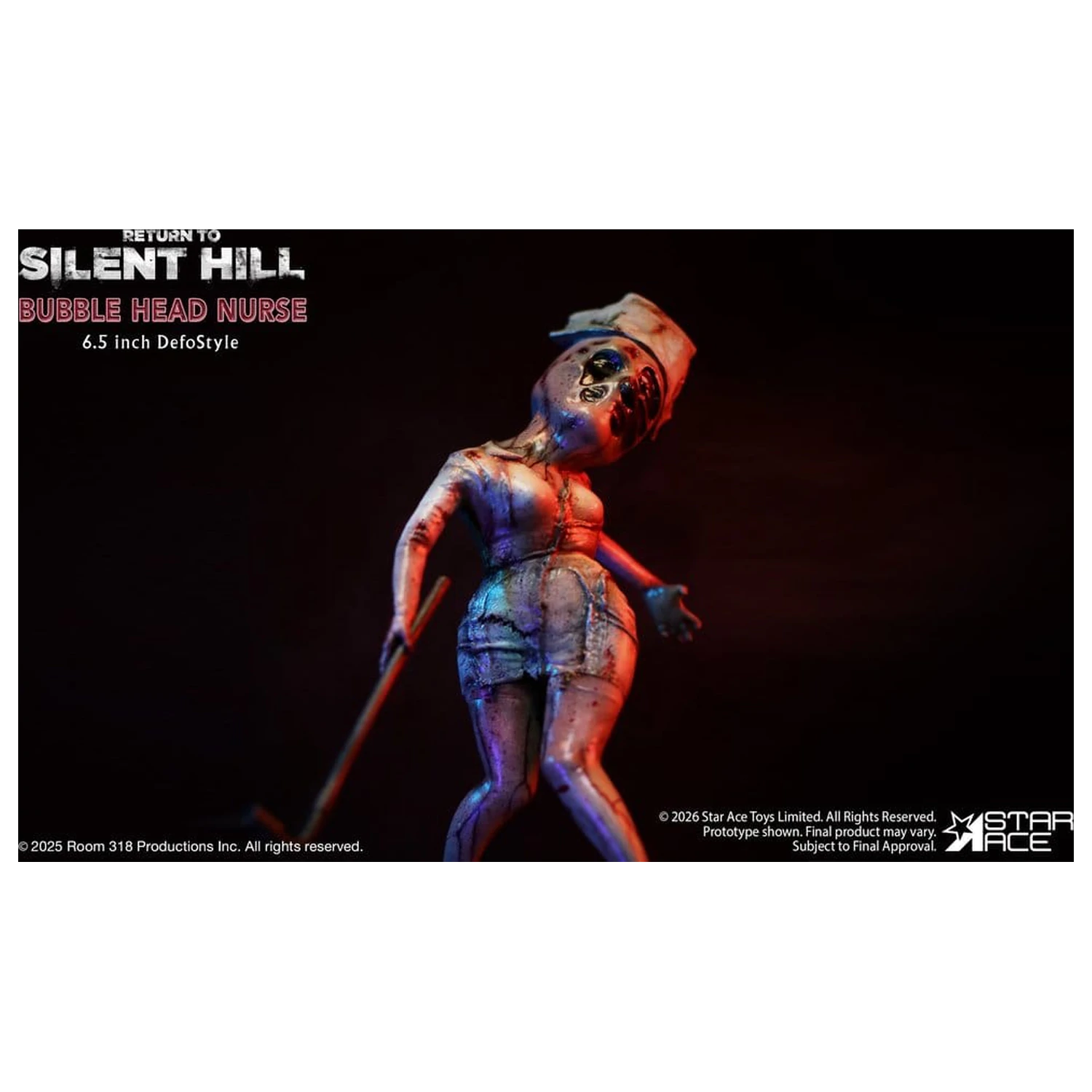 Return to Silent Hill (2026) DefoStyle Figura Bubble Head Nurse 16,5 cm fotografija proizvoda