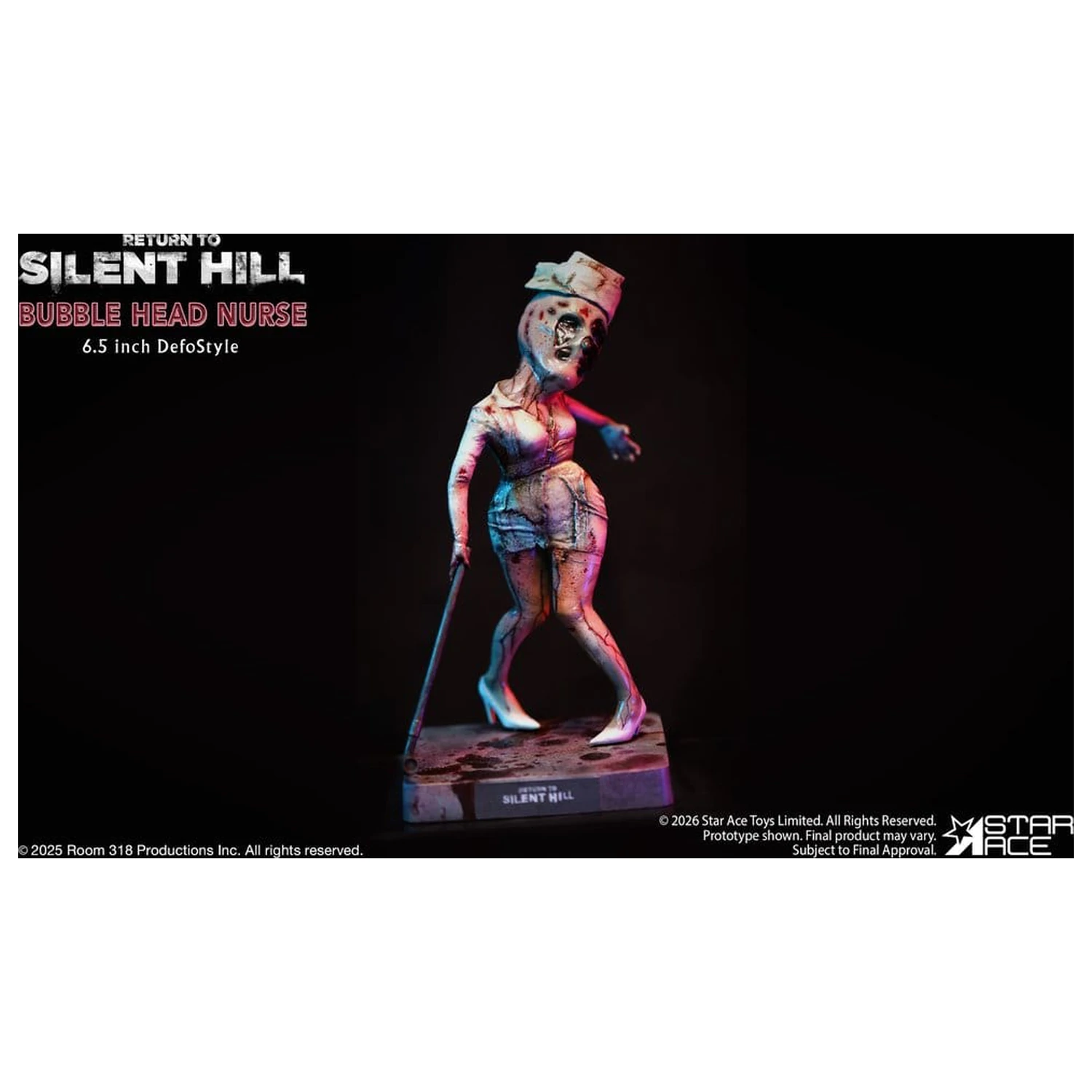 Return to Silent Hill (2026) DefoStyle Figura Bubble Head Nurse 16,5 cm fotografija proizvoda