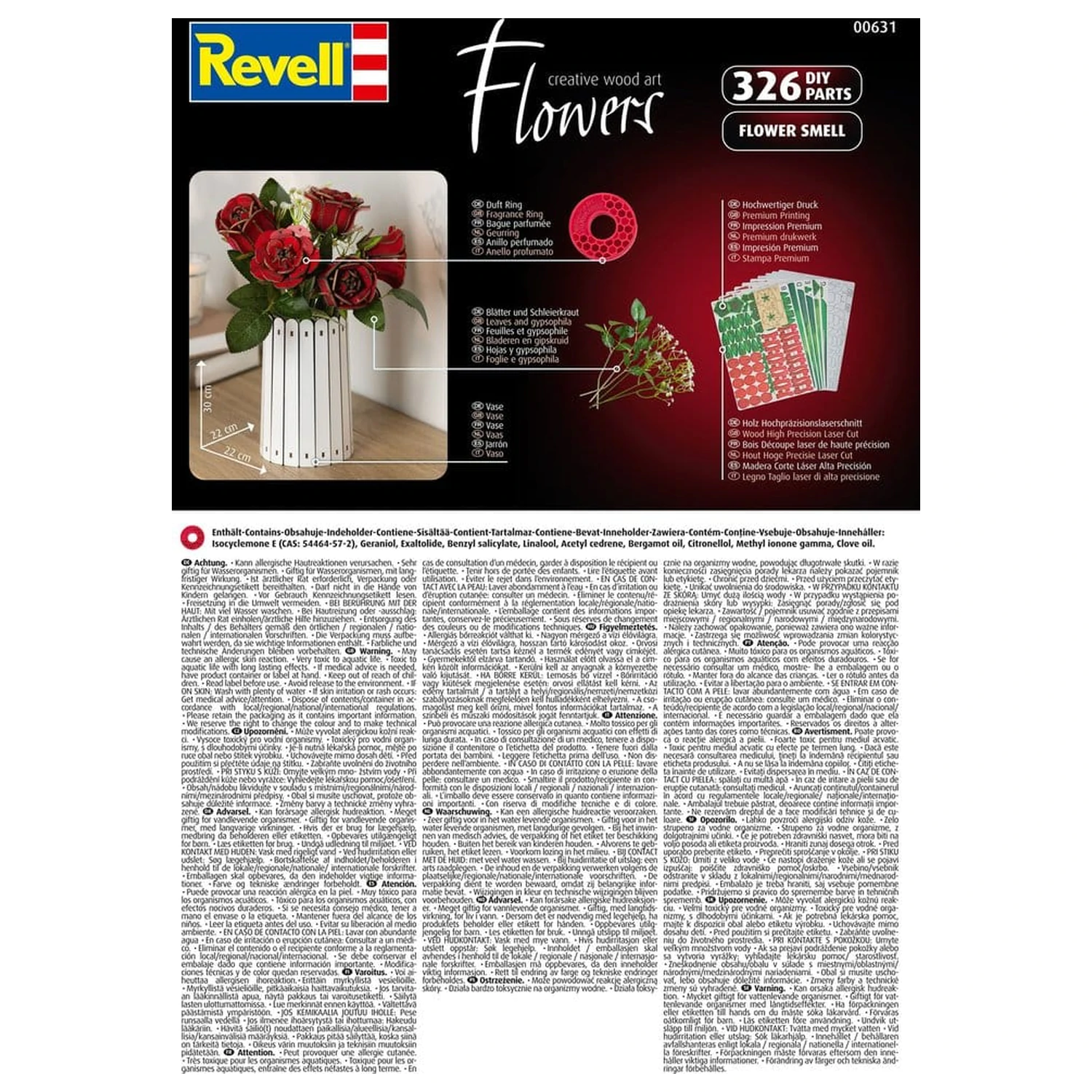 Revell Cvijeće Drveno cvijeće San ruža 22 cm fotografija proizvoda