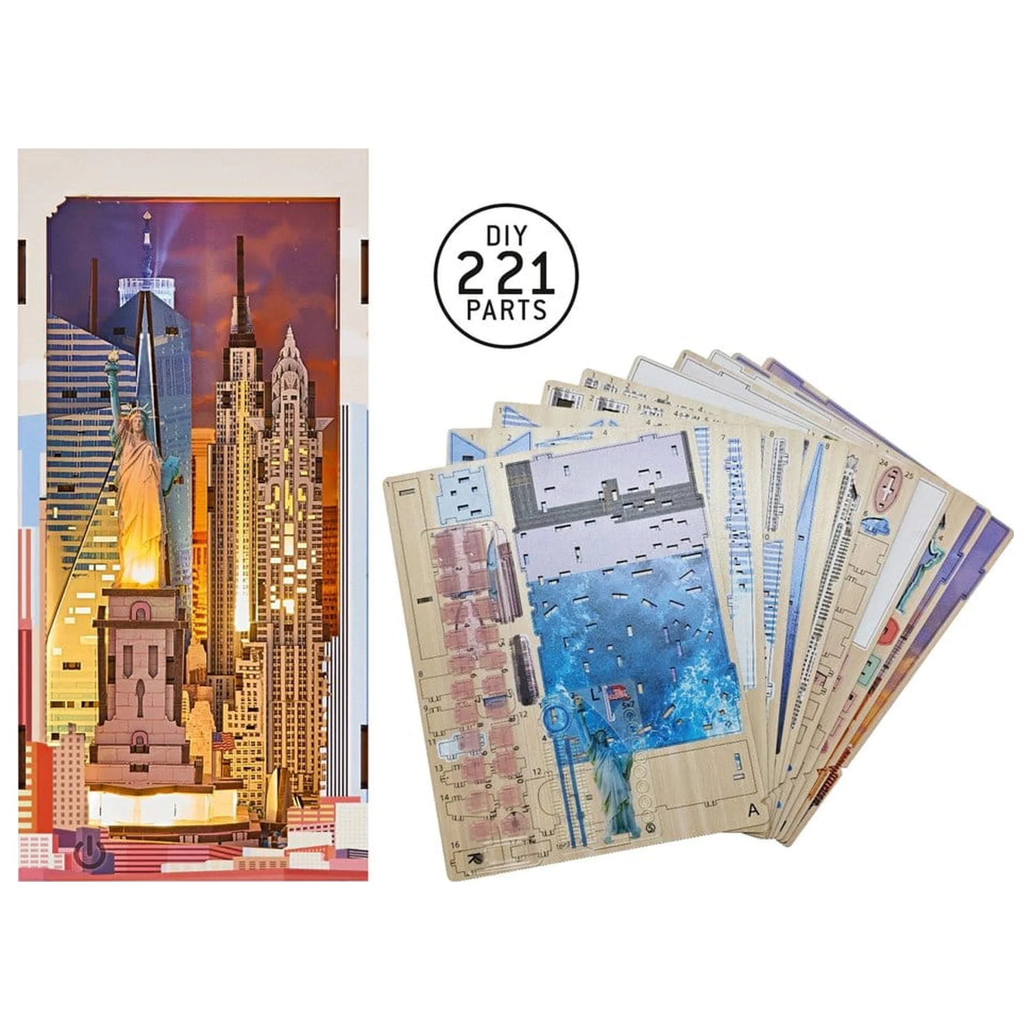 Revell Tiny Adventures Book Nook Mini Diorama New York 18 cm fotografija proizvoda