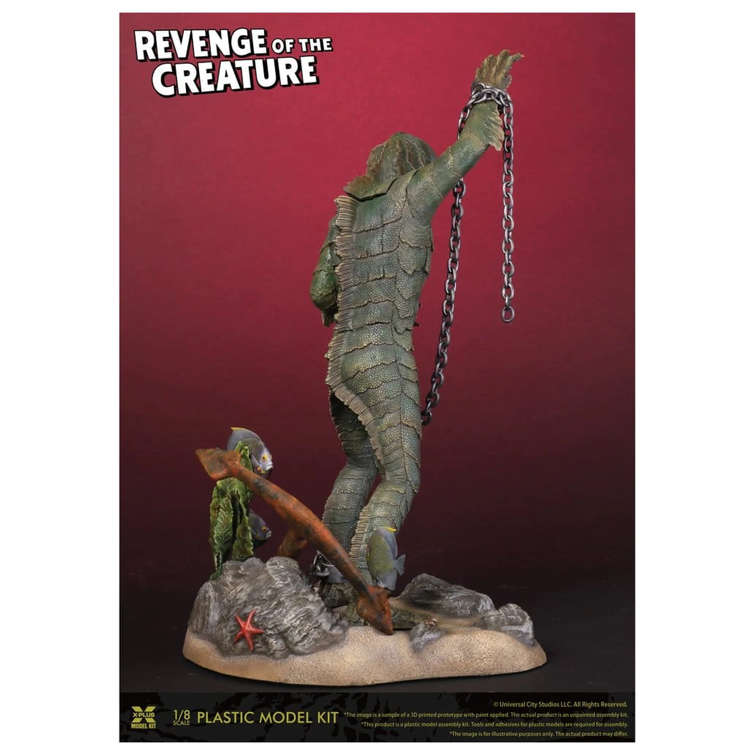 Revenge of the Creature plastični model kit 1/8 Revenge of the Creature 28 cm (reprodukcija) fotografija proizvoda