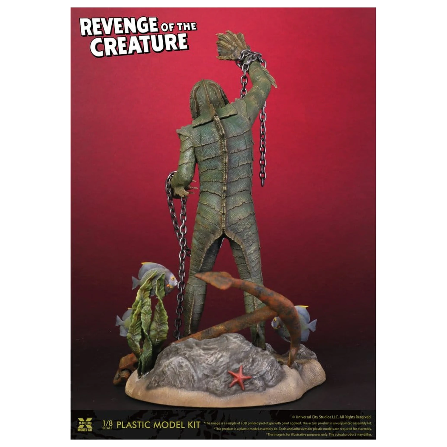 Revenge of the Creature plastični model kit 1/8 Revenge of the Creature 28 cm (reprodukcija) fotografija proizvoda