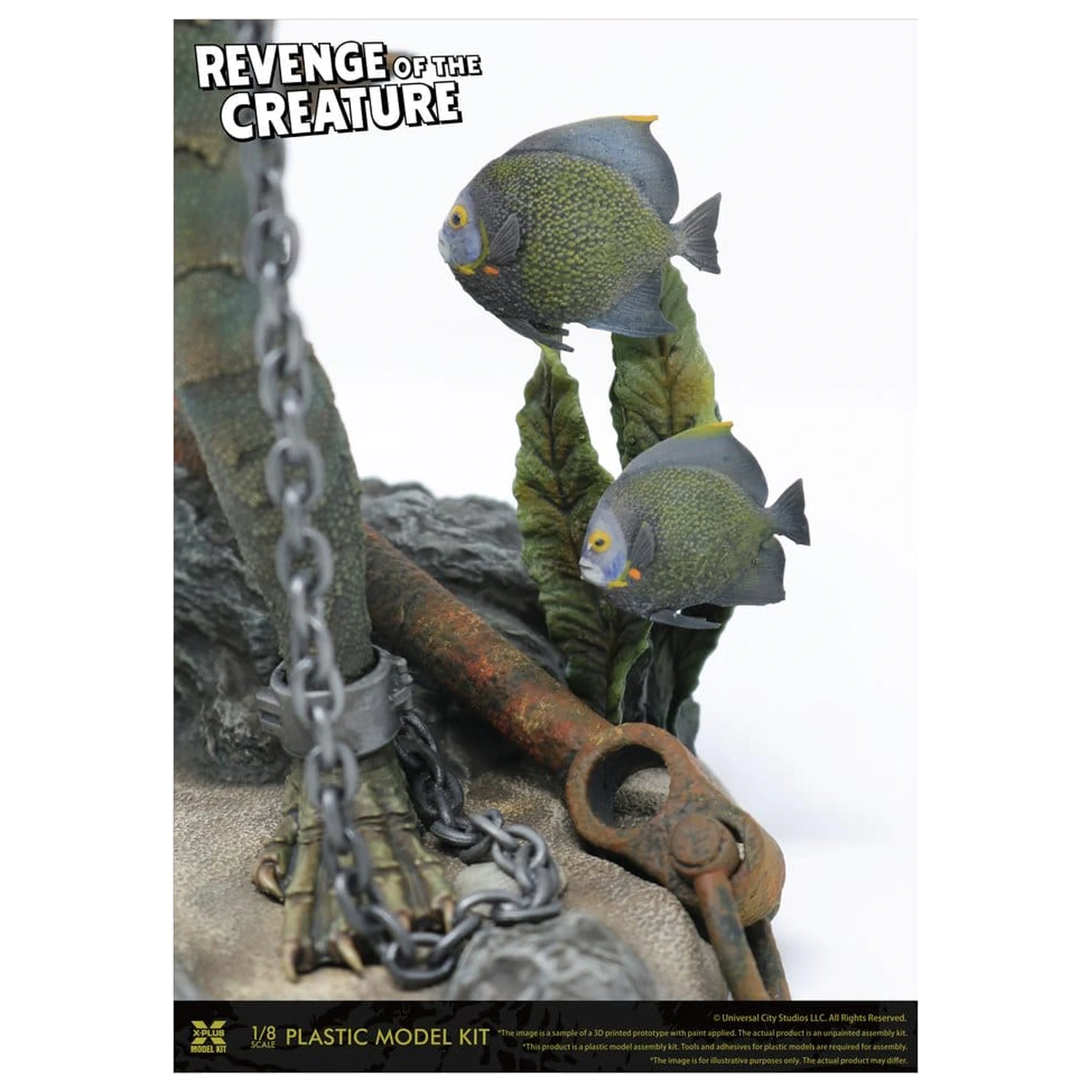Revenge of the Creature plastični model kit 1/8 Revenge of the Creature 28 cm (reprodukcija) fotografija proizvoda