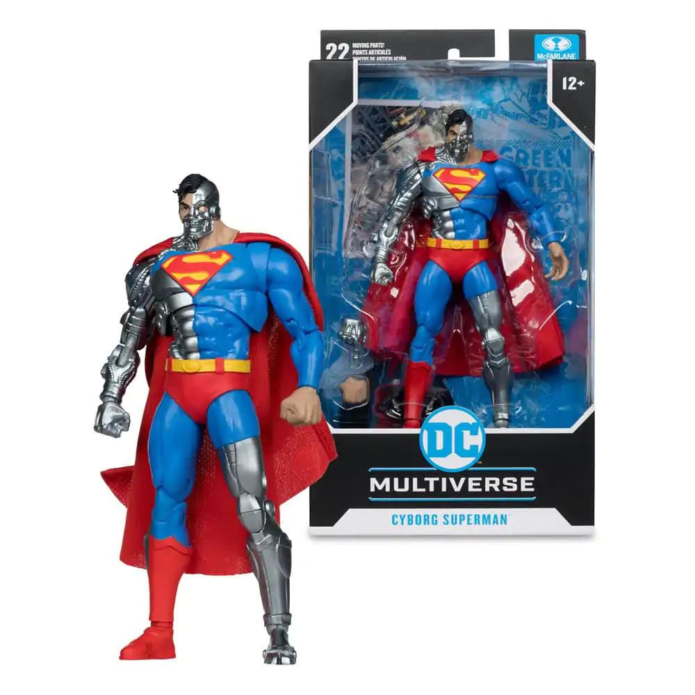 Revenge of the Green Lanterns DC Multiverse akcijska figura Cyborg Superman 18 cm fotografija proizvoda