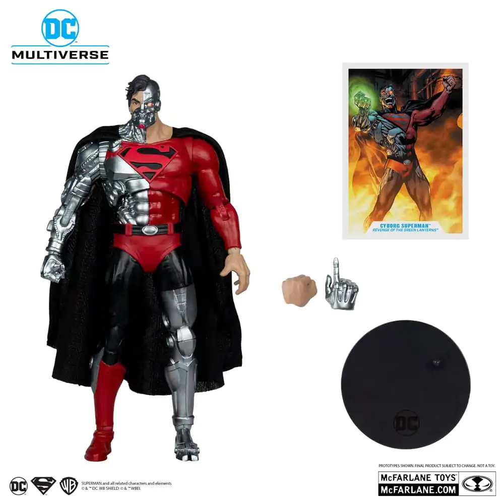 Revenge of the Green Lanterns DC Multiverse Akcijska figurica Cyborg Superman (Gold Label) 18 centimetara fotografija proizvoda