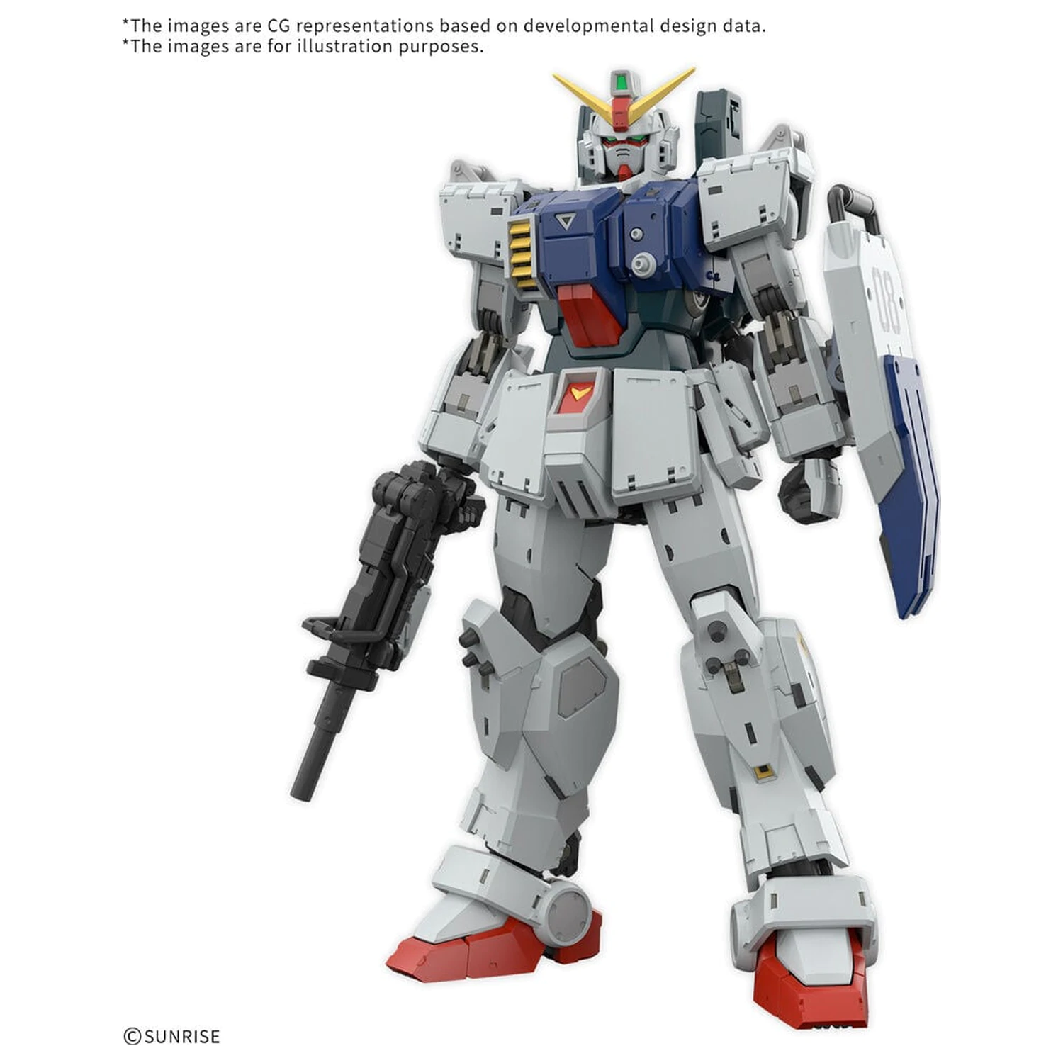 RG 1/144 Gundam Ground Type Mobile Suit Gundam The 08th MS Team Model Komplet fotografija proizvoda