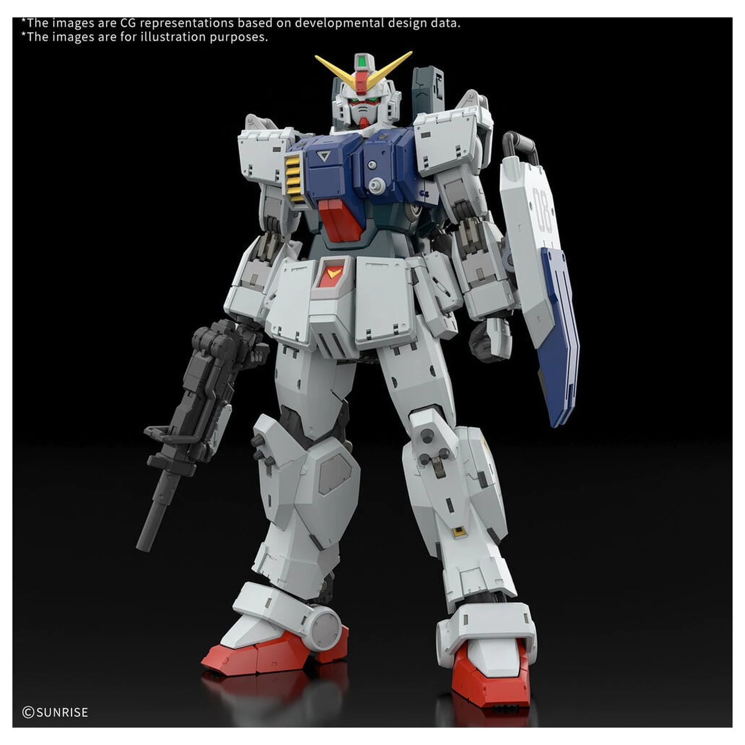 RG 1/144 Gundam Ground Type Mobile Suit Gundam The 08th MS Team Model Komplet fotografija proizvoda